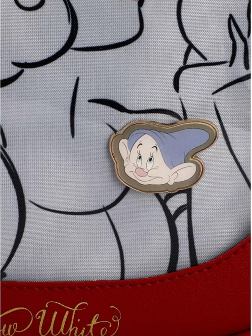 Disney Snow White Pin Collectors Backpack by Bioworld - Picture 2 of 6